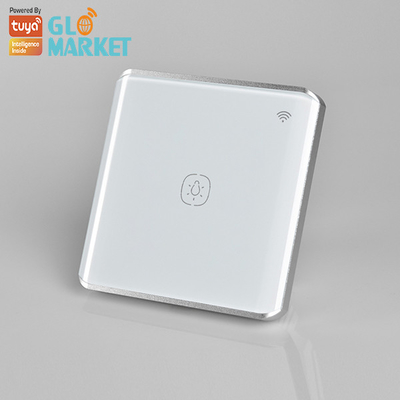 Tuya 1 van de de Gebogen Oppervlakte de Handaanraking van Wifi van de Troepschakelaar Schakelaars van de de Controlemuur voor Smart Home