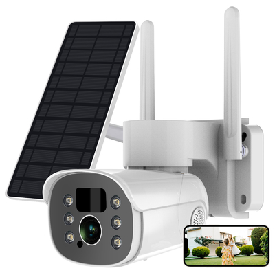 Glomarket Tuya Smart Wifi Solar Camera Outdoor Surveillance PTZ-camera met zonnepanelen