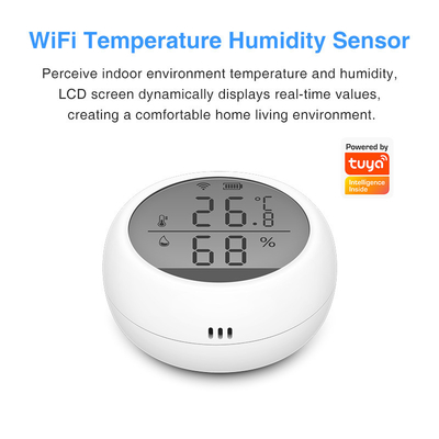 Tuya WIFI Temperatuur Vochtigheid Sensor Indoor Smart Afstandsbediening Met LCD Display