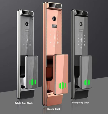 Glomarket Tuya Digitaal Smart Lock Volledig automatisch Biometrisch Systeem Beveiliging Vingerafdruk 3d Gezichtsherkenning Password Deur slot