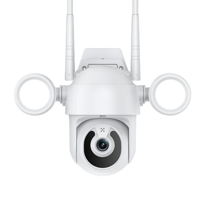 Smart Security Floodlight Camera 1080p 2 Weg Audio Bewegingsdetectie Nachtzicht Camera
