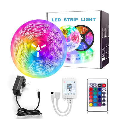 LED-verlichtingsstrip met kleurveranderende dimbaar met afstandsbediening voor laag stroomverbruik Kleurrijke waterdichte energiebesparing met wifi