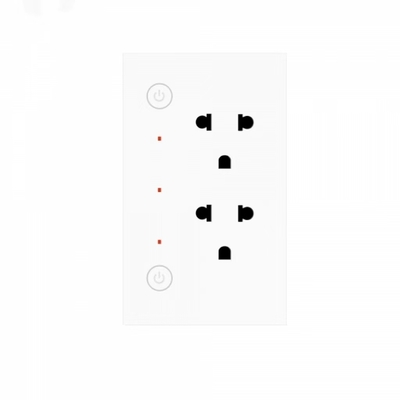 Glomarket Wifi Tuya Zigbee Socket Wit Dubbele USB Super Oplaadpoort