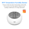 Tuya WIFI Temperatuur Vochtigheid Sensor Indoor Smart Afstandsbediening Met LCD Display