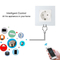 Glomarket Tuya 16A Smart Stopcontact Smart Home Google Alexa App Afstandsbediening Smart Socket