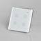 Tuya Wifi Zigbee 4 Gang Smart Switch UK / EU Standaard Gebogen Oppervlak Touch Control