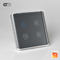 Tuya Wifi Zigbee 4 Gang Smart Switch UK / EU Standaard Gebogen Oppervlak Touch Control