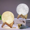 Glomarket Tuya 3D-geprinte maanlamp nachtlampje 16 miljoen kleuren verstelbaar
