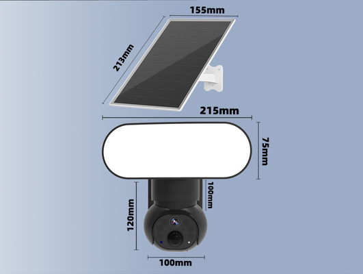 Slimme van de de Camera Zonneveiligheid 3MP Motion Tracking Two van Schijnwerperwifi 4G de Manier Audiocamera