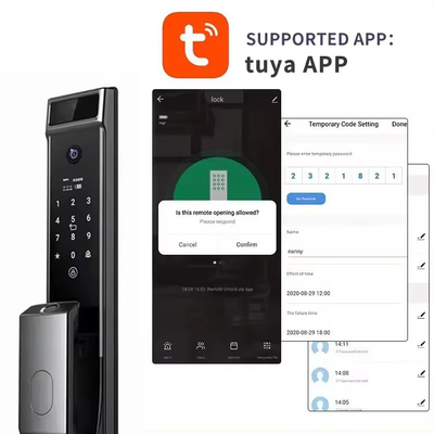 Glomarket Tuya Wifi Gezichtsherkenning Smart Door Lock Met Camera