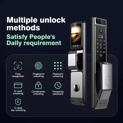 Glomarket Tuya Wifi Gezichtsherkenning Smart Door Lock Met Camera