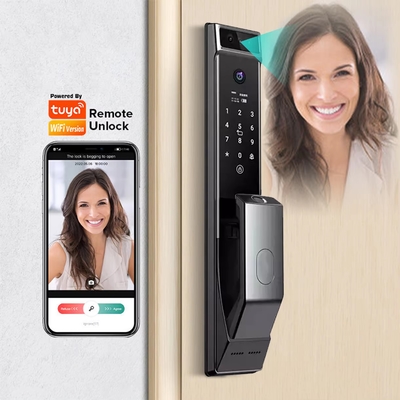Glomarket Tuya Wifi Gezichtsherkenning Smart Door Lock Met Camera
