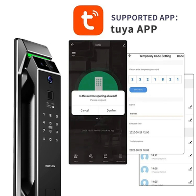Glomarket 3d gezichtsherkenning vingerafdruk Tuya Wifi Digital Smart Lock