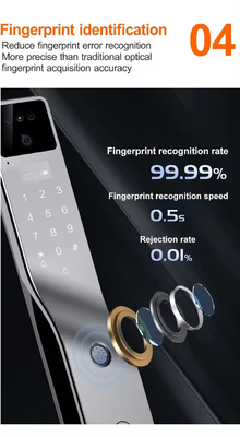 Glomarket Tuya Biometrische gezichtsherkenning deur Smart Lock
