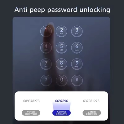 Tuya volledig automatische gezichtsherkenning vingerafdruk slot met slot lichaam