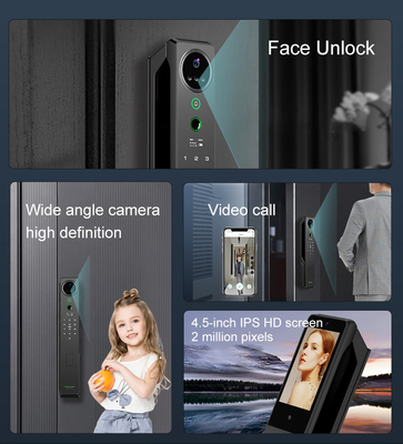 Zwaargewicht slimme gezichtsherkenning slot Tuya Smart visuele intercom