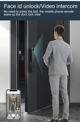 Zwaargewicht slimme gezichtsherkenning slot Tuya Smart visuele intercom