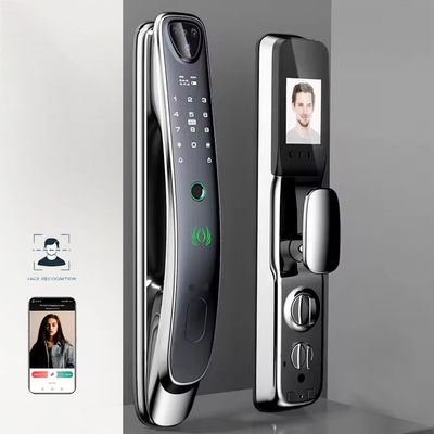Tuya gezichtsherkenning slimme deur slot WiFi/zigbee vingerafdruk/vingeraad optioneel cat eye capture