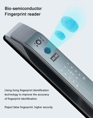 Glomarket Tuya Smart 3D Face Volledig automatisch deur slot App Afstandsopenen Vingerafdruk Smart Intelligent Door Lock Voor Smart Home