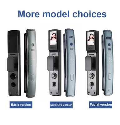 Glomarket Smart Tuya Wifi Door Lock Automatisch Alarm Vingerafdruk Smart APP Sleutel Digitaal wachtwoord Beveiliging Automatisch slot