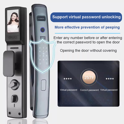 Glomarket Smart Tuya Wifi Door Lock Automatisch Alarm Vingerafdruk Smart APP Sleutel Digitaal wachtwoord Beveiliging Automatisch slot