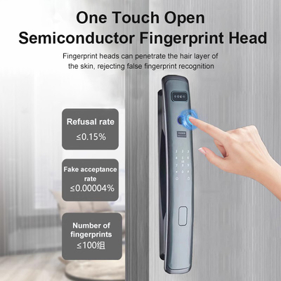 Glomarket Smart Tuya Wifi Door Lock Automatisch Alarm Vingerafdruk Smart APP Sleutel Digitaal wachtwoord Beveiliging Automatisch slot