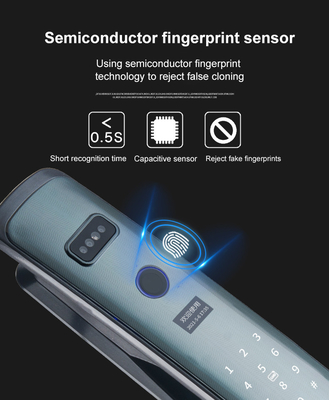 Glomarket Smart Tuya Wifi Door Lock Automatisch Alarm Vingerafdruk Smart APP Sleutel Digitaal wachtwoord Beveiliging Automatisch slot