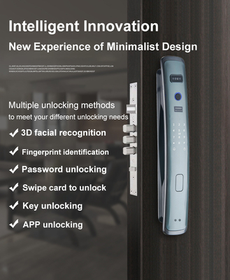 Glomarket Smart Tuya Wifi Door Lock Automatisch Alarm Vingerafdruk Smart APP Sleutel Digitaal wachtwoord Beveiliging Automatisch slot