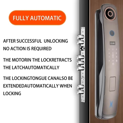 Glomarket 3d gezichtsherkenning slimme deur slot met camera digitale vingerafdruk volledig automatische beveiligingssloten