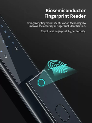 Glomarket Draadloos Biometrisch Vingerafdrukbeveiliging Volledig Automatisch Smart Lock Digitaal wachtwoordkaart Sleutel slot Met Camera