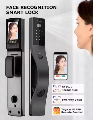 Glomarket Tuya Gezichtsherkenning Smart Door Lock Security Digitaal wachtwoord Vingerafdruk Door Smart Locks