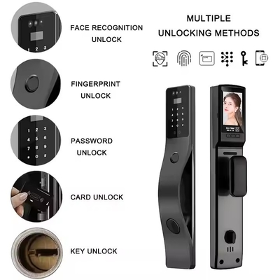 Glomarket Tuya Gezichtsherkenning Smart Door Lock Security Digitaal wachtwoord Vingerafdruk Door Smart Locks