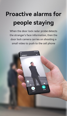 Glomarket Tuya Wifi Smart Lock Aluminium Houten Deur Gezichtsherkenning Palmprint Biometrische Vingerafdruk Digitaal Smart Lock