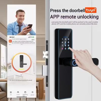 Glomarket Smart Cerradura Fechadura Digitaal Tuya Ttlock Lock Rfid Card Password Vingerafdruk Smart Door Lock