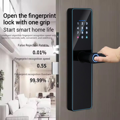Glomarket Smart Cerradura Fechadura Digitaal Tuya Ttlock Lock Rfid Card Password Vingerafdruk Smart Door Lock