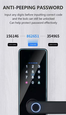 Glomarket Smart Cerradura Fechadura Digitaal Tuya Ttlock Lock Rfid Card Password Vingerafdruk Smart Door Lock