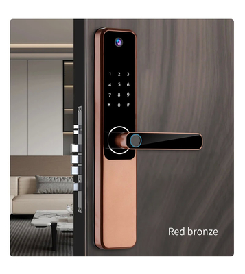 Glomarket Tuya Wifi Vingerafdruk Digitaal wachtwoord Intelligent deur slot Remote Control Slot Smart Met Camera