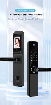 Glomarket Tuya Wifi Vingerafdruk Digitaal wachtwoord Intelligent deur slot Remote Control Slot Smart Met Camera