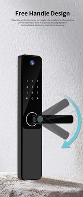 Glomarket Tuya Wifi Vingerafdruk Digitaal wachtwoord Intelligent deur slot Remote Control Slot Smart Met Camera