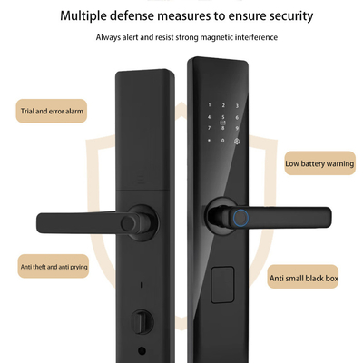 Glomarket Tuya Smart Security Digitaal deur slot Biometrisch vingerafdruk handvat Smart Lock Hotel Appartement Kamer slot Factory Prijs