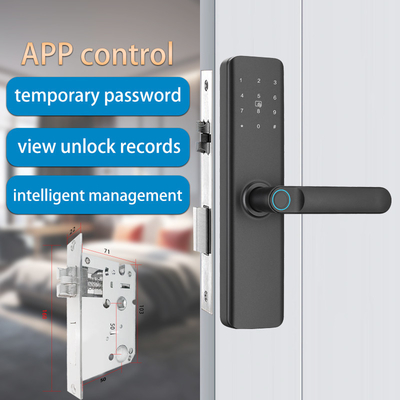 Glomarket App Control Intelligent Lock Bimoetrische vingerafdruk Elektronische digitale touchscreen Keypad Code Sleutel Smart Door Lock