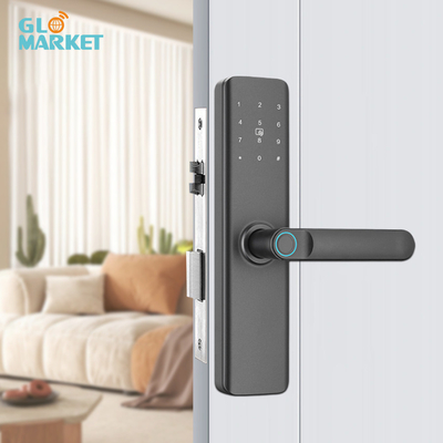 Glomarket App Control Intelligent Lock Bimoetrische vingerafdruk Elektronische digitale touchscreen Keypad Code Sleutel Smart Door Lock