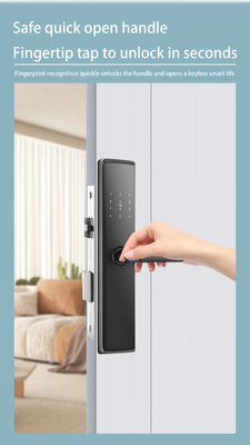 Glomarket Appartement Kamer slot Vingerafdruk Smart Door Lock Ble Password Sleutelloze App Control Digitale deursloten