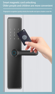 Glomarket Appartement Kamer slot Vingerafdruk Smart Door Lock Ble Password Sleutelloze App Control Digitale deursloten