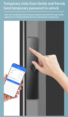 Glomarket Appartement Kamer slot Vingerafdruk Smart Door Lock Ble Password Sleutelloze App Control Digitale deursloten