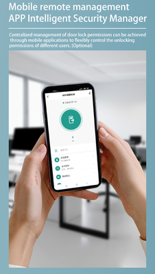 Glomarket Appartement Kamer slot Vingerafdruk Smart Door Lock Ble Password Sleutelloze App Control Digitale deursloten