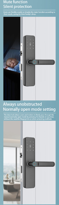 Glomarket Appartement Kamer slot Vingerafdruk Smart Door Lock Ble Password Sleutelloze App Control Digitale deursloten