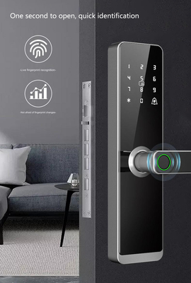 Glomarket Groothandel Fabrieksprijs Intelligente vingerafdruk Handle Lock Sleutelloos Digitaal Hotel Tuya App Smart Digitaal Door Lock