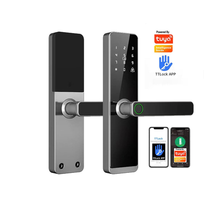 Glomarket Groothandel Fabrieksprijs Intelligente vingerafdruk Handle Lock Sleutelloos Digitaal Hotel Tuya App Smart Digitaal Door Lock
