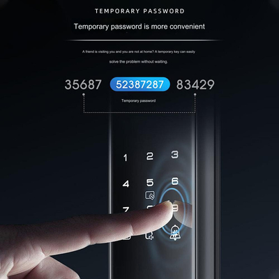Glomarket Groothandel Fabrieksprijs Intelligente vingerafdruk Handle Lock Sleutelloos Digitaal Hotel Tuya App Smart Digitaal Door Lock